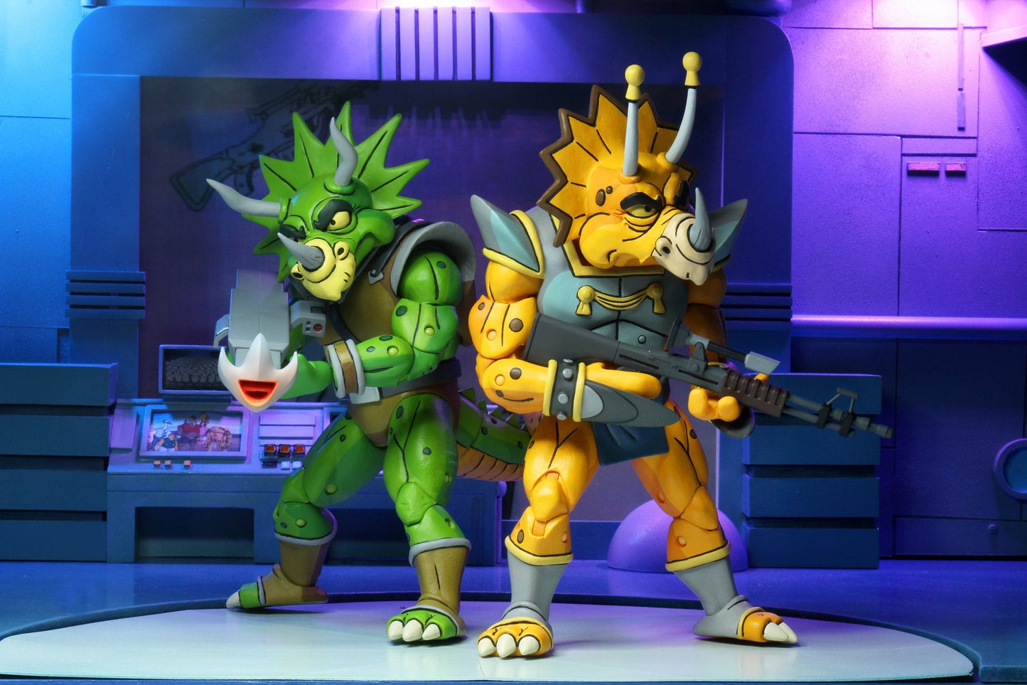 TMNT CARTOON (Cartoon) – 7” Scale Action Figure – Captain Zarax and Zork 2 Pack.( substandard packaging) - www.Shopthatapp.com