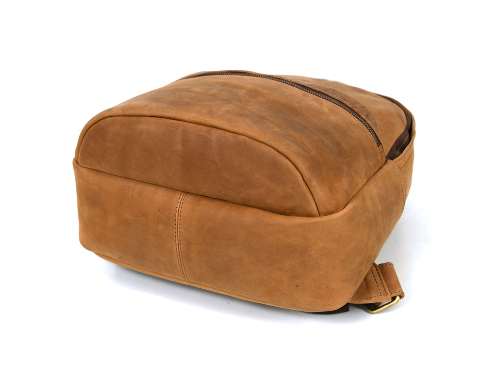 Sahara Leather Travel Backpack - Walnut Brown (BP-52) - www.Shopthatapp.com