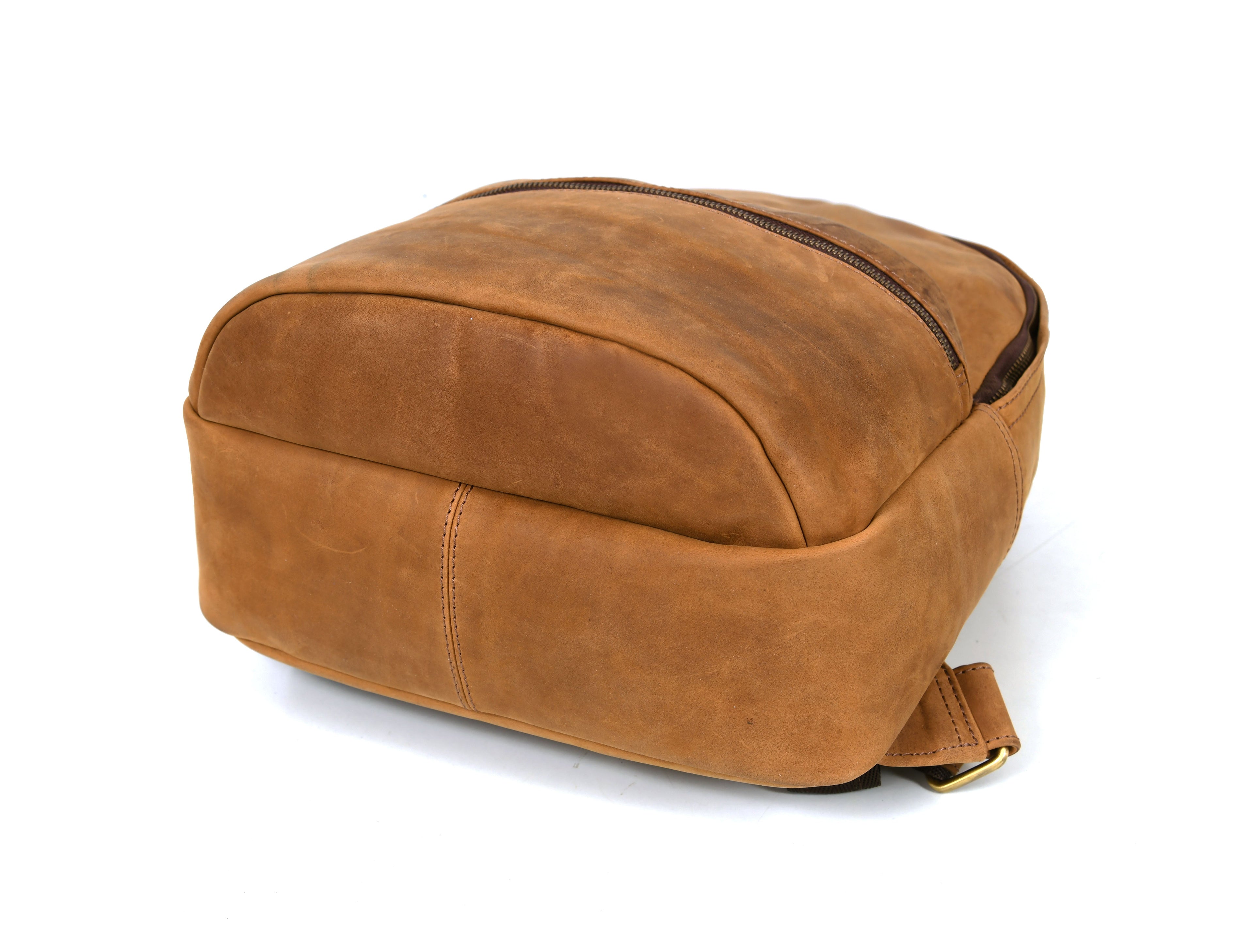 Sahara Leather Travel Backpack - Walnut Brown (BP-52) - www.Shopthatapp.com