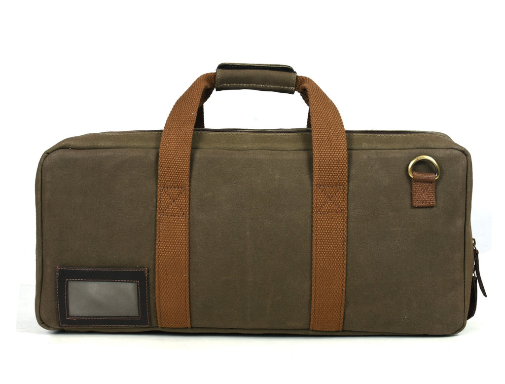 Salerno Canvas Chef Knife Case Olive Green (KR-62) - www.Shopthatapp.com