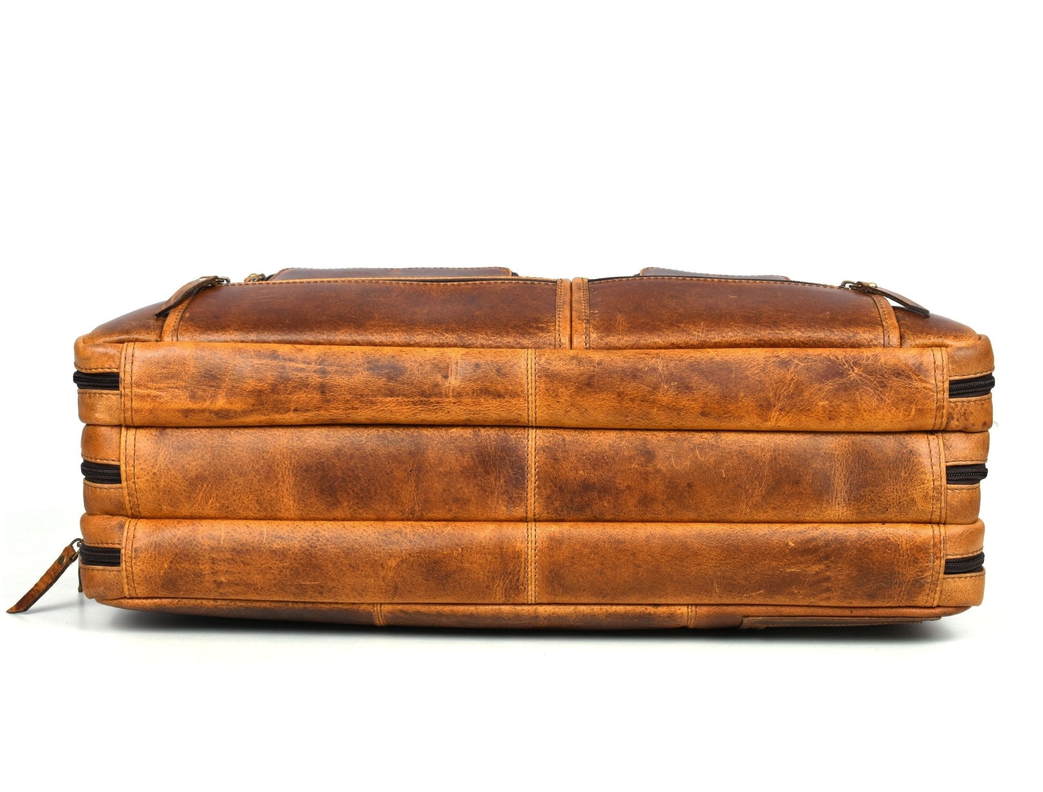 Salerno Leather Chef Knife Case Stress Brown (KR-61) - www.Shopthatapp.com