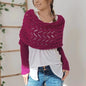 Sally knitted long sleeve shawl - www.Shopthatapp.com