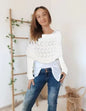 Sally knitted long sleeve shawl - www.Shopthatapp.com