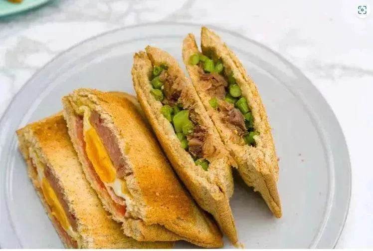 Sandwich BBQ Grill Sandwich Oven Food Bread Stainless Steel Barbecue Net BBQ Grill Breakfast Baking Tool - www.Shopthatapp.com