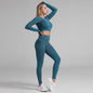 Saskia Gymwear Legging and Long Sleeve Top Set