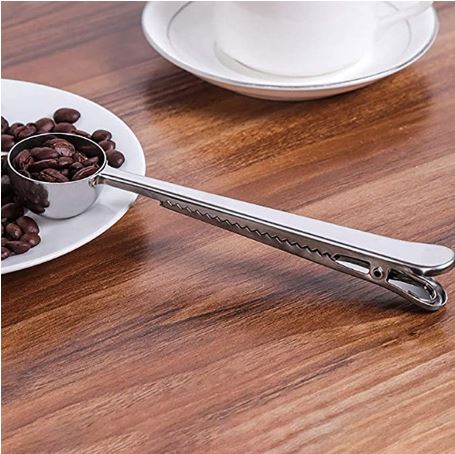 Plated Bag Clip with Scoop - www.Shopthatapp.com