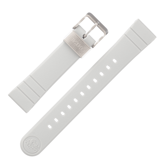 SEIKO Tuna Rubber Strap Antartica Penguin White OEM 20 mm | R03L015J0 - www.Shopthatapp.com