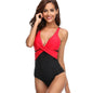 Charming Solid color One Piece Swimsuit Women Swimwear Bodysuit Swimsuit Female Push Up Monokini High Waist Bathing Suits Beach Wear - www.Shopthatapp.com