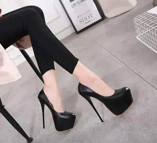 Charming Stiletto Women's Shoes With Pointed High Heels - www.Shopthatapp.com