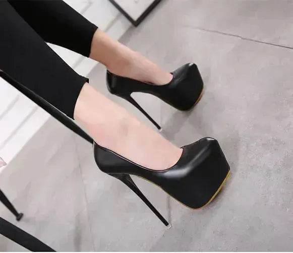 Charming Stiletto Women's Shoes With Pointed High Heels - www.Shopthatapp.com