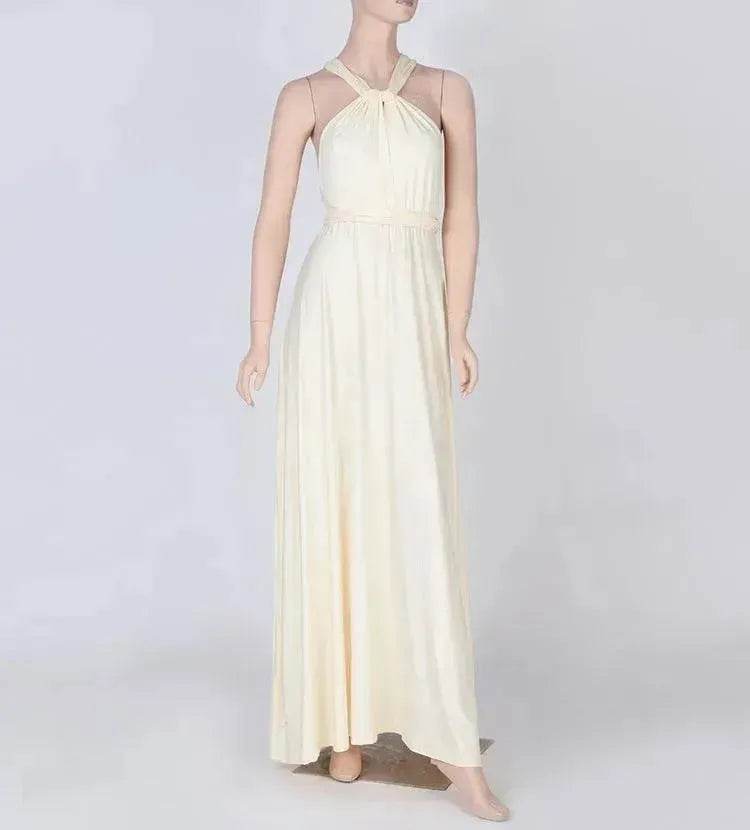 Charming Stunning Multi-rope Bandage 14 Color Dress Long Dress Gown - www.Shopthatapp.com