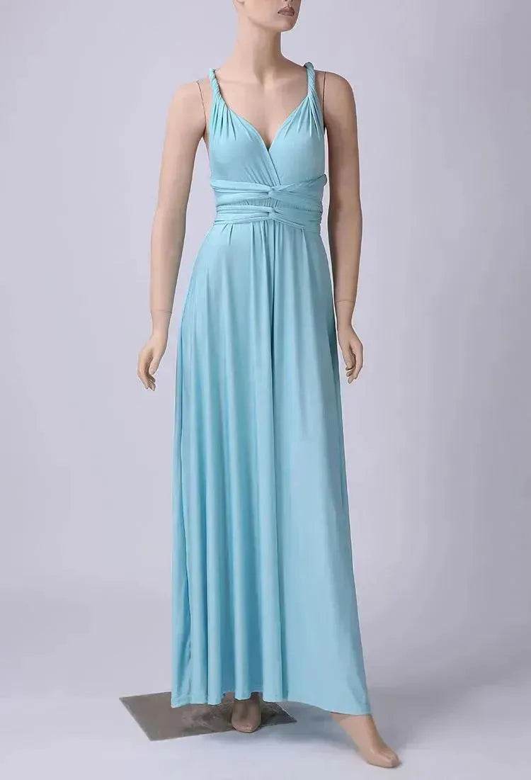 Charming Stunning Multi-rope Bandage 14 Color Dress Long Dress Gown - www.Shopthatapp.com