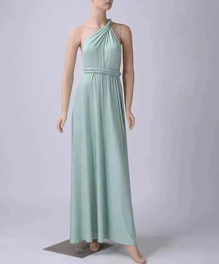 Charming Stunning Multi-rope Bandage 14 Color Dress Long Dress Gown - www.Shopthatapp.com