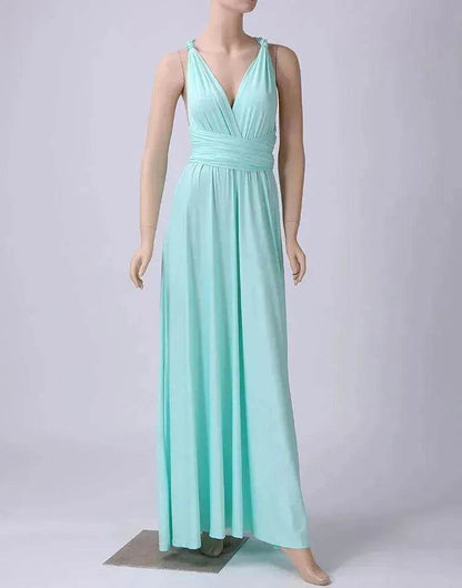 Charming Stunning Multi-rope Bandage 14 Color Dress Long Dress Gown - www.Shopthatapp.com