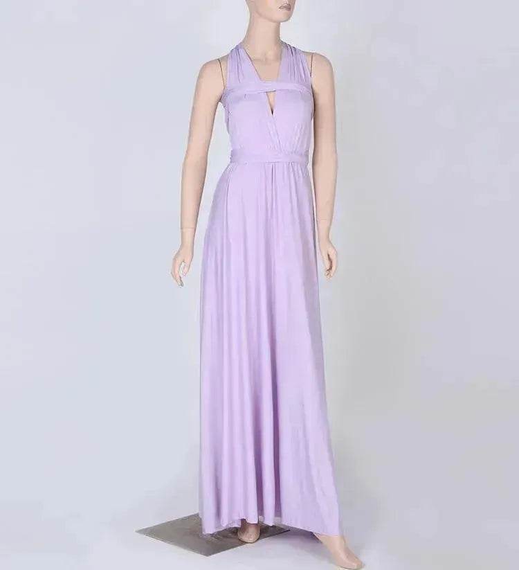 Charming Stunning Multi-rope Bandage 14 Color Dress Long Dress Gown - www.Shopthatapp.com