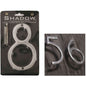 Polished aluminum number 8 in 6-inch size with mounting risers for home decor projects