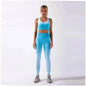 Shark knitting sports bra pants tie-dye Yoga Fitness Gym Exercise Wear - www.Shopthatapp.com