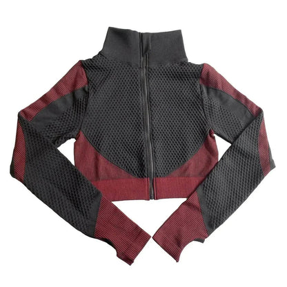 Shark Seamless Exercise Gym Wear Women's Long Sleeve Top - www.Shopthatapp.com