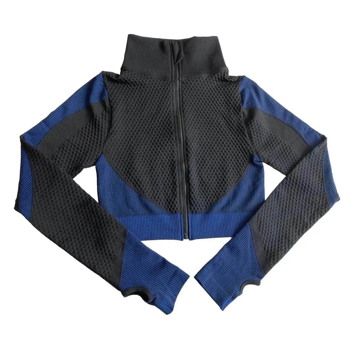 Shark Seamless Exercise Gym Wear Women's Long Sleeve Top - www.Shopthatapp.com