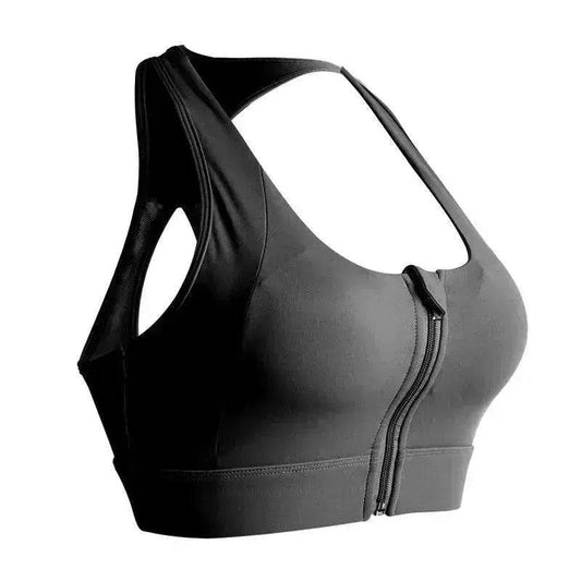 Shockproof Yoga Vest Type Exercise Workout Fitness Bra - www.Shopthatapp.com