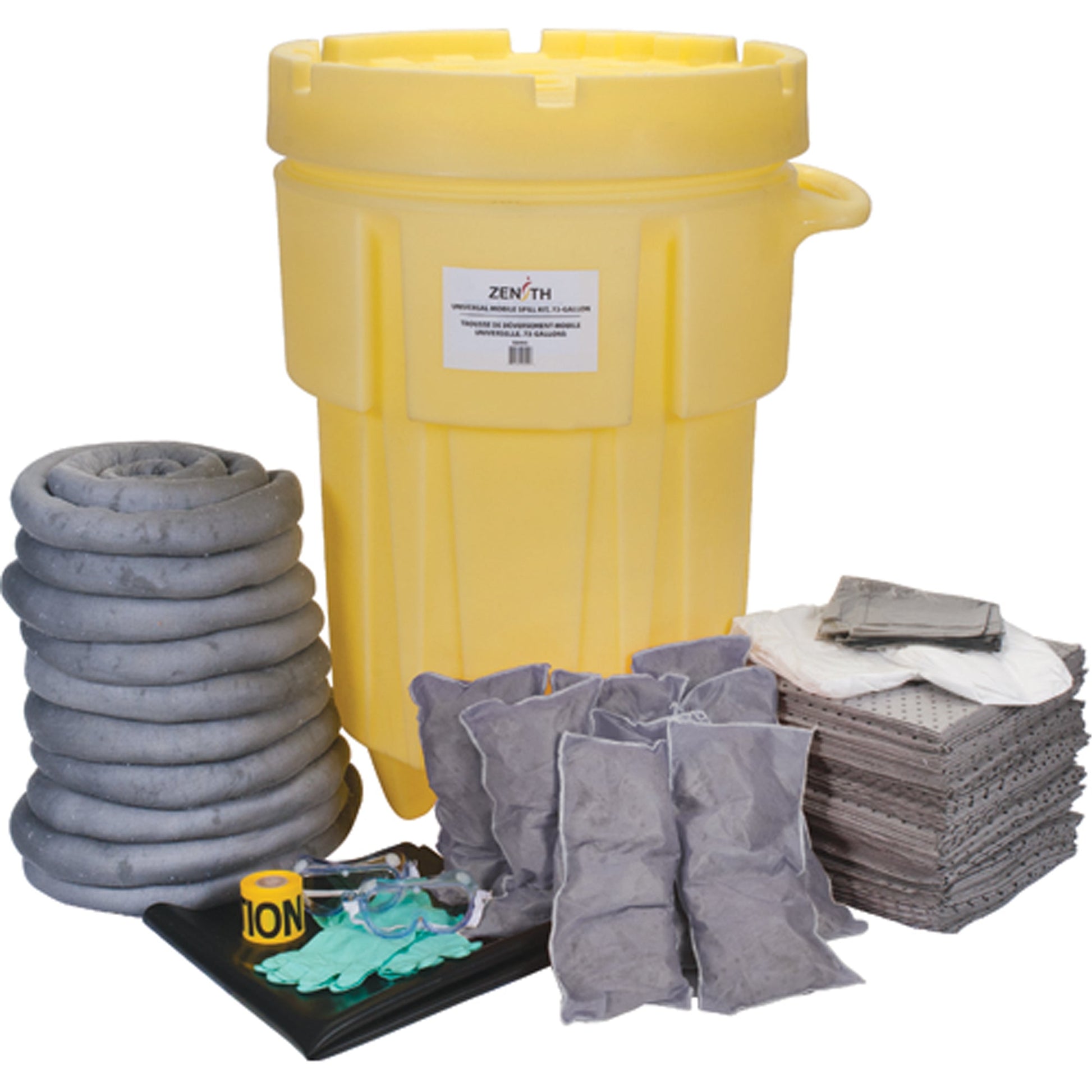 Shop Spill Kit, Universal, Overpack/Salvage Drum, 95 US gal. Absorbancy - www.Shopthatapp.com