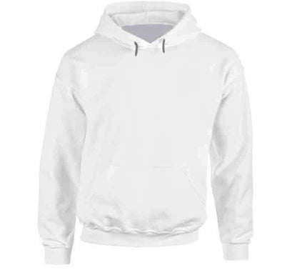 White pullover hoodie from Tshirtgang, perfect for casual wear and cozy styling with Shopthatapp kitchenware