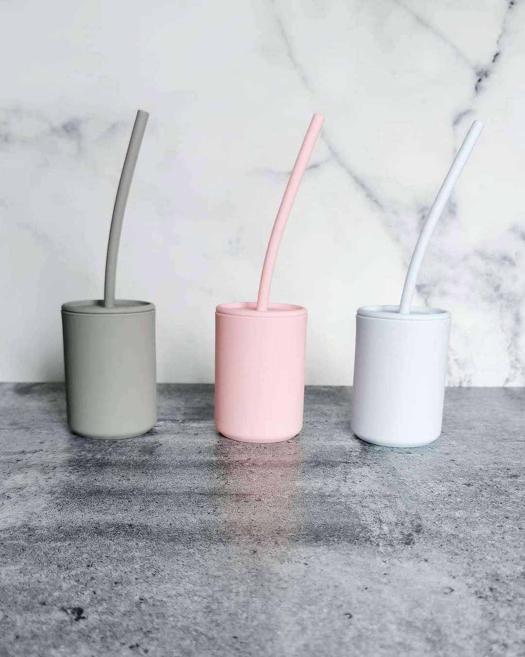 Creation Coco Lyly Silicone Cup with Straw Set - www.Shopthatapp.com