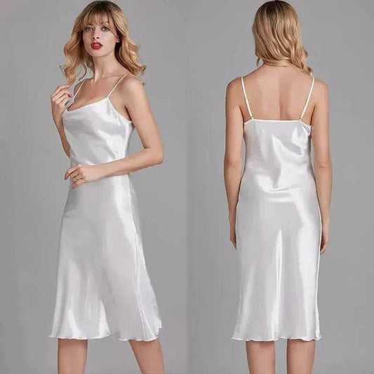 Silk Ice Silk Pajamas Ladies Thin Homewear - www.Shopthatapp.com