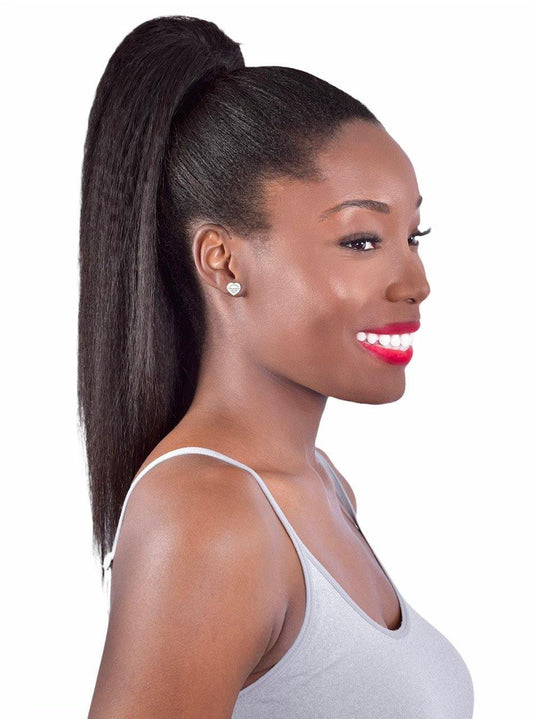 Silk Press - Drawstring Ponytail - www.Shopthatapp.com