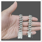 Lost and Found Silver Cuban Link Chain Bracelet - www.Shopthatapp.com