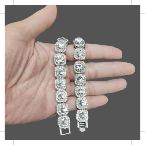 Lost and Found Jewelers Silver Tennis Chain Bracelet - Www.Shopthatapp.com