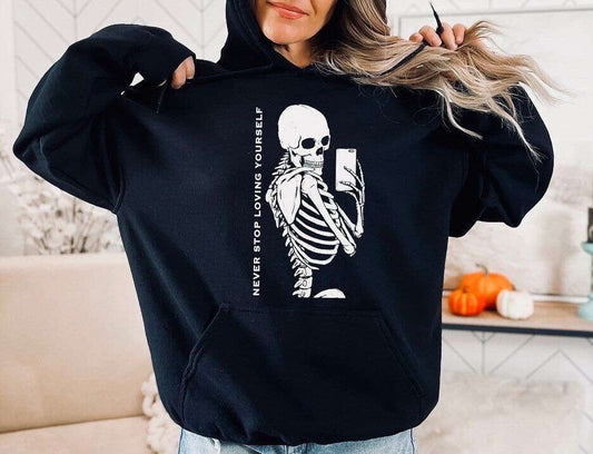 RusticGirls.Trilogy Skeleton Love Hoodie for Women - Www.Shopthatapp.com