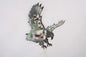 Skyward Pines: Eagle and Deer Silhouette Metal Wall Art - www.Shopthatapp.com