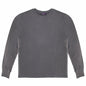 Slate Grey Better Basics Ultra-Soft Crewneck Long Sleeve T-Shirt by Fashion Hub - www.Shopthatapp.com