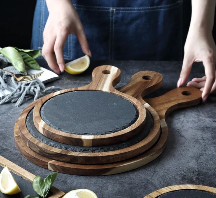 Ardoise en bois pour charcuterie