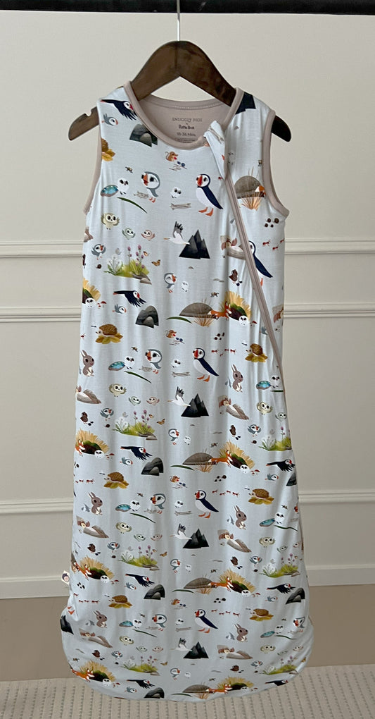 Sacs de couchage en bambou Snuggly Figs™ X Puffin Rock™ - Meadow Friends