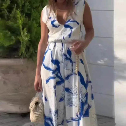 Sleeveless Top High Waist Pants Casual Suit Women - www.Shopthatapp.com