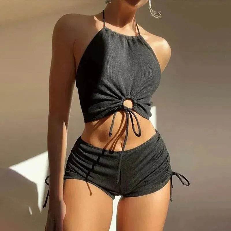Sling Split Swimsuit Women's Boxer - www.Shopthatapp.com