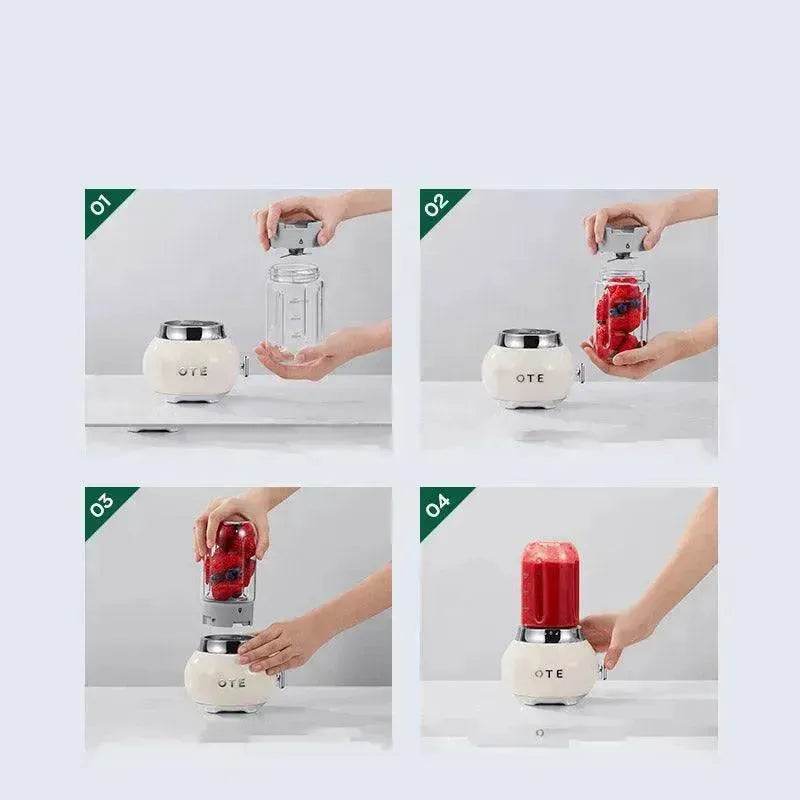 Small Household Portable Fruit Juicer - www.Shopthatapp.com