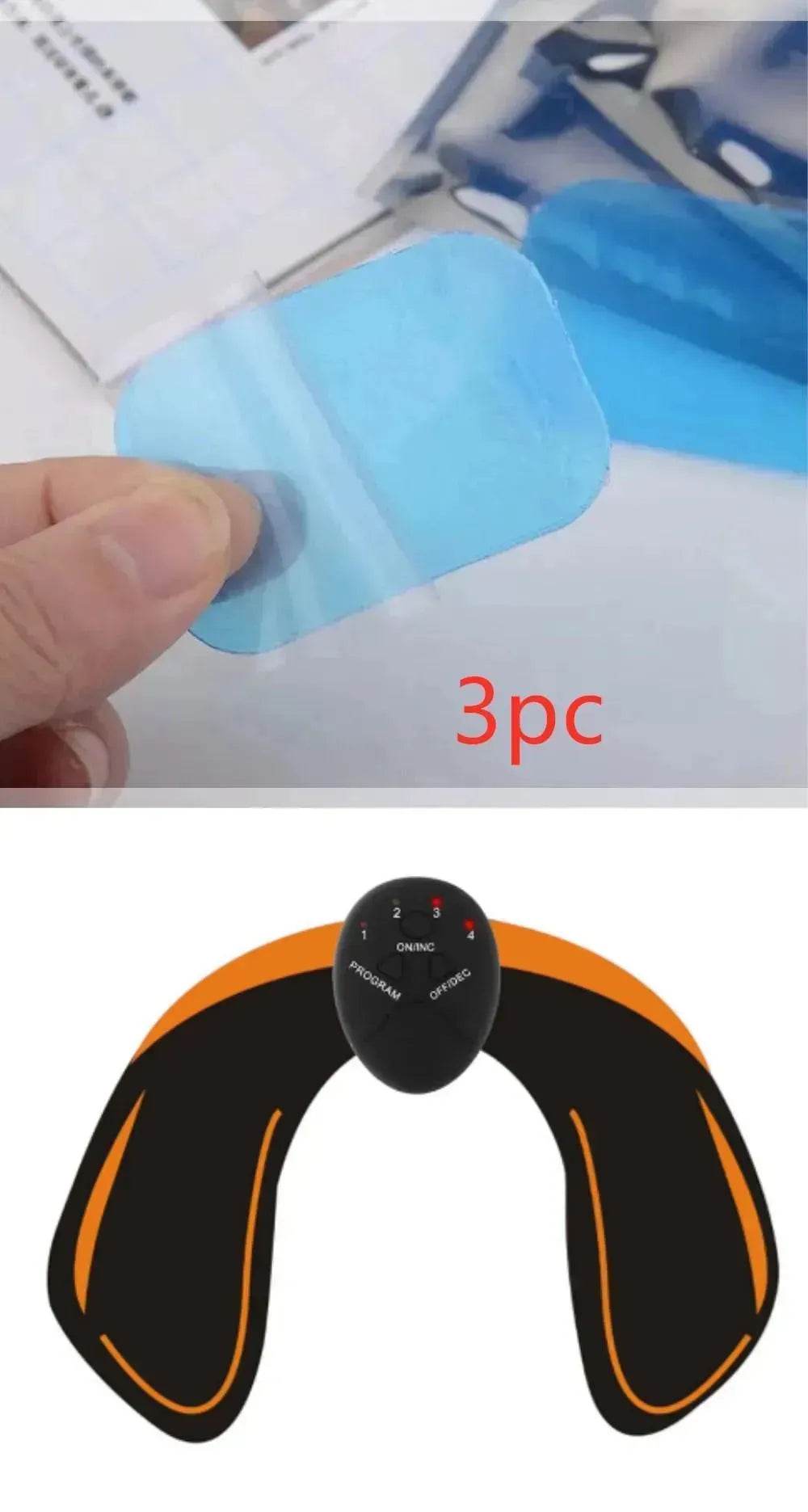 Smart rechargeable abdominal/ Muscle simulation patch - www.Shopthatapp.com