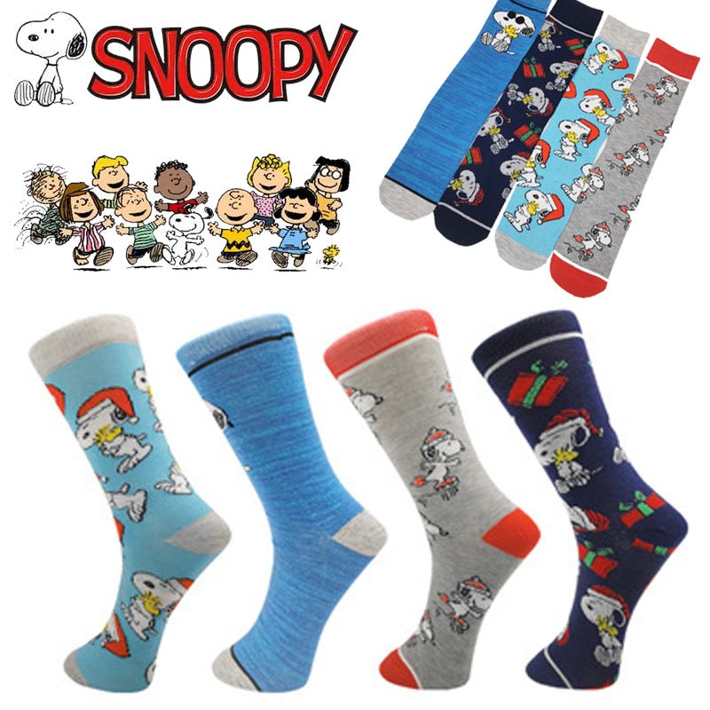 Snoopy Anime Socks Cotton Socks Adult Sock Men Women Cartoon Sports Socks Fashion Mid-calf Pattern Sock Skarpetki Sock Gifts - www.Shopthatapp.com