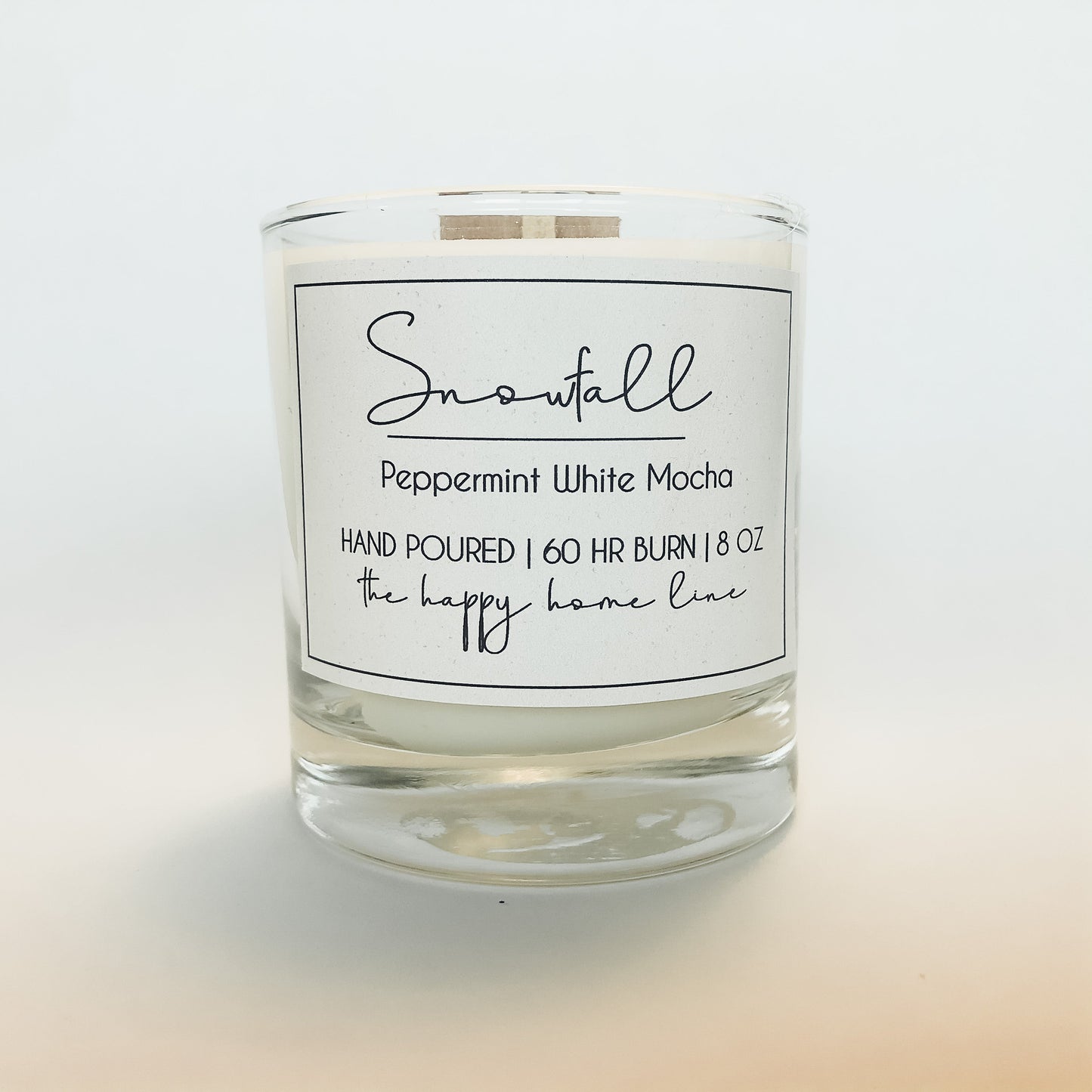 Snowfall Wood Wick Candle-Candles, etc-www.Shopthatapp.com-The Happy Home Line
