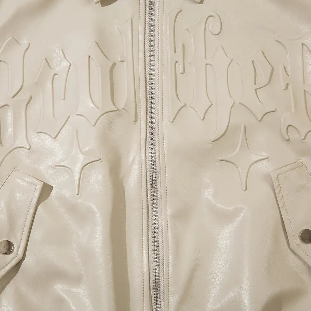 Solid Color PU Leather Coat Men - www.Shopthatapp.com