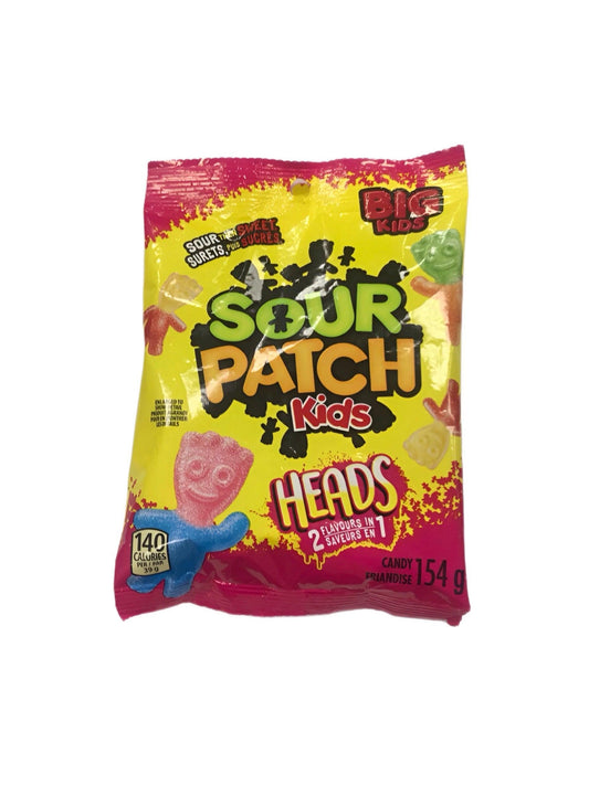 Sour Patch Kids Heads 154G - Canadian Edition - www.Shopthatapp.com