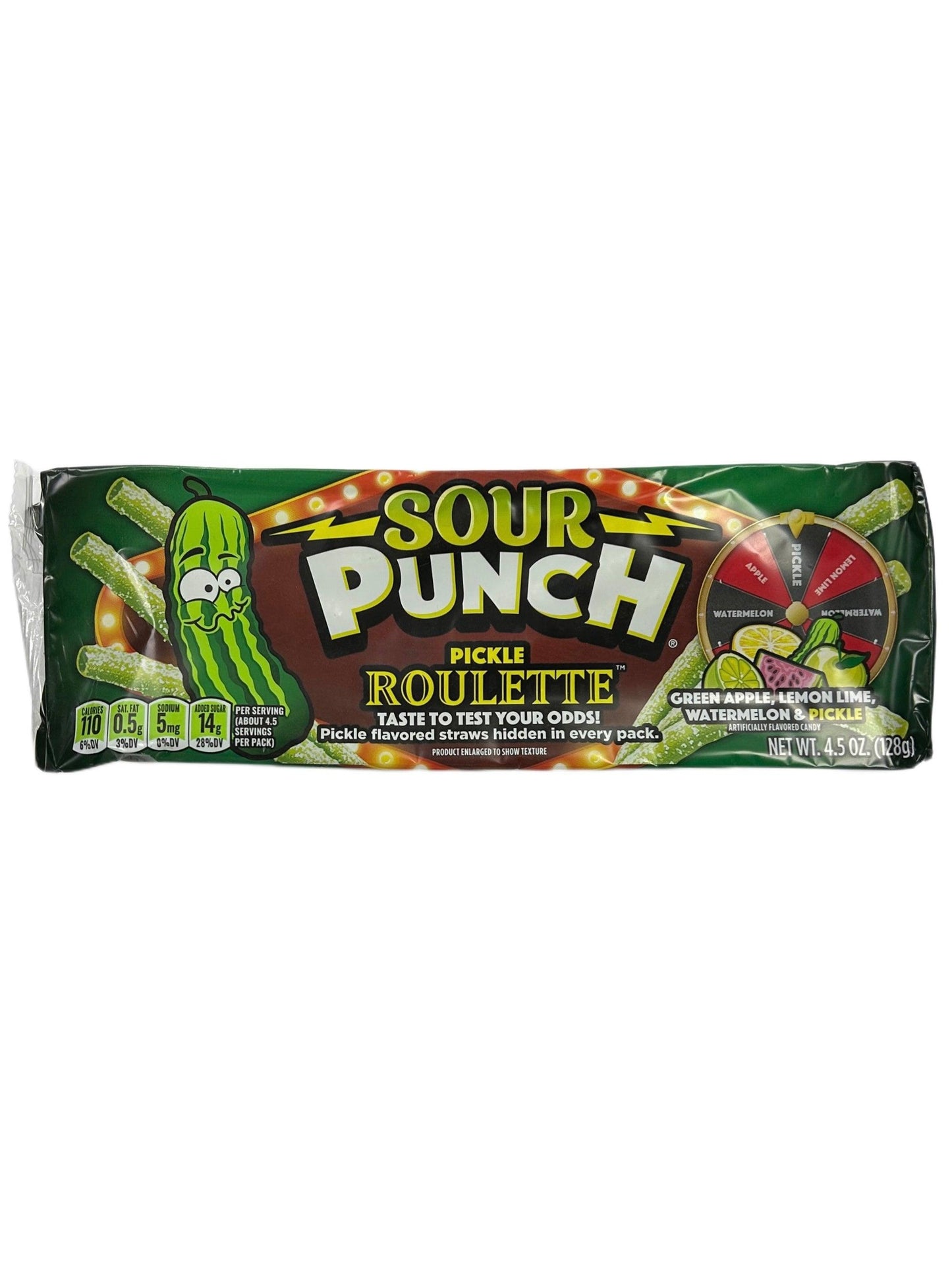 Sour Punch Pickle Roulette King Size 4.5OZ - U.S Edition - www.Shopthatapp.com