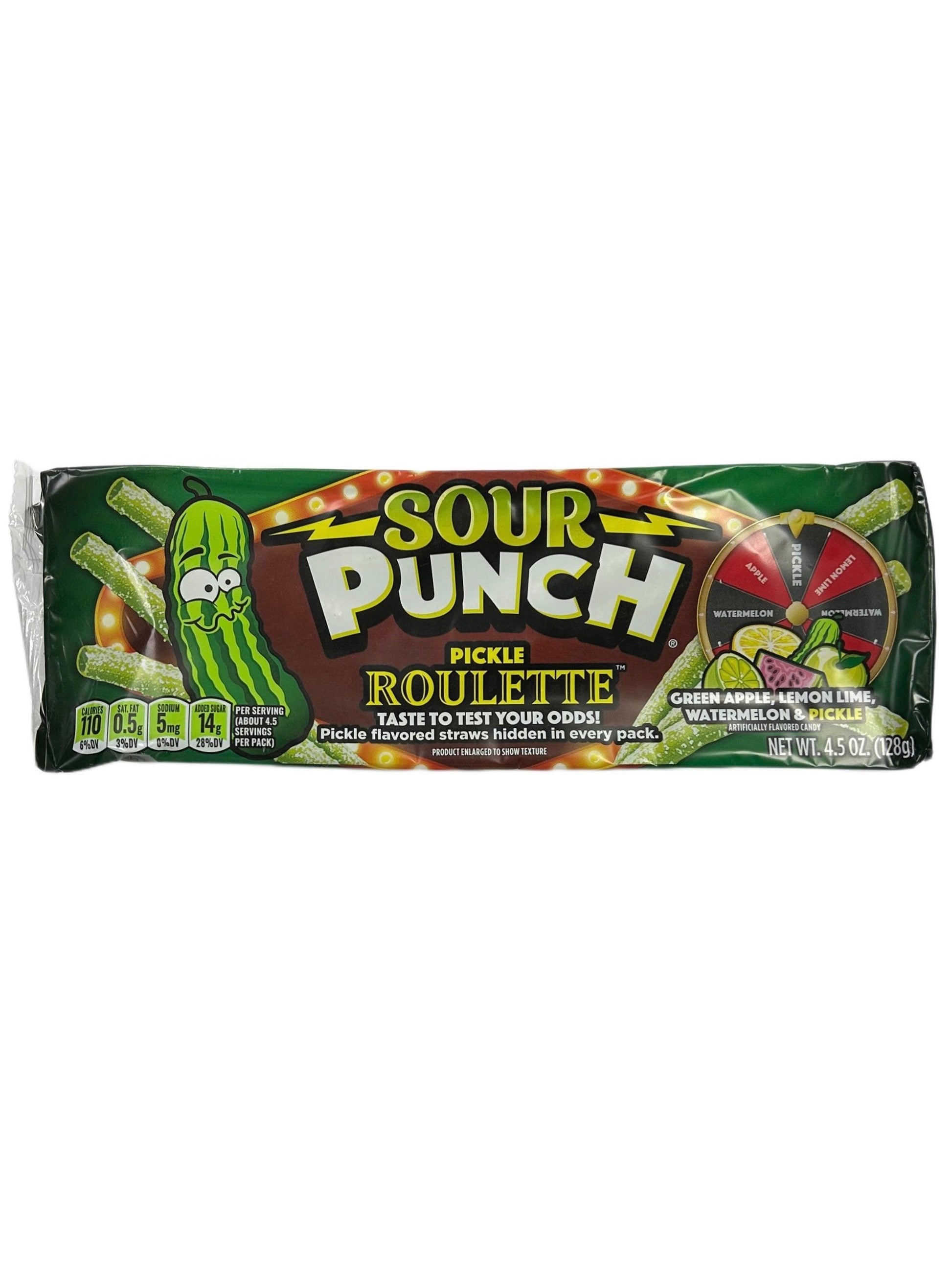 Sour Punch Pickle Roulette King Size 4.5OZ - U.S Edition - www.Shopthatapp.com