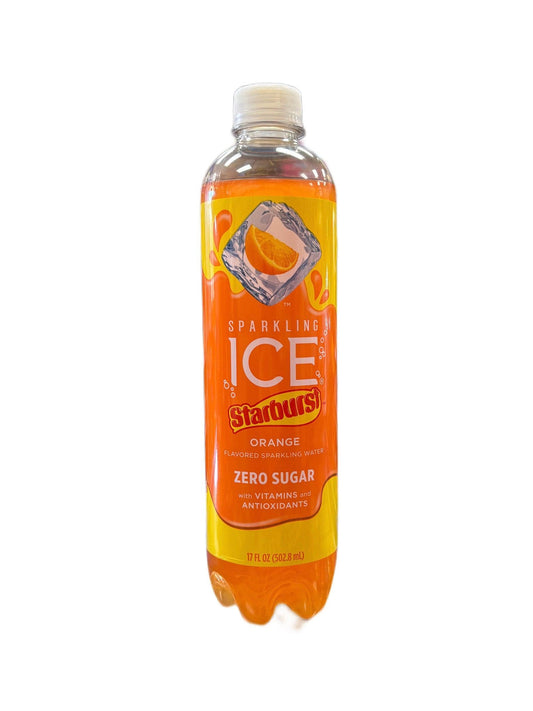 Sparkling ICE Starburst Orange Bottle 17OZ - www.Shopthatapp.com