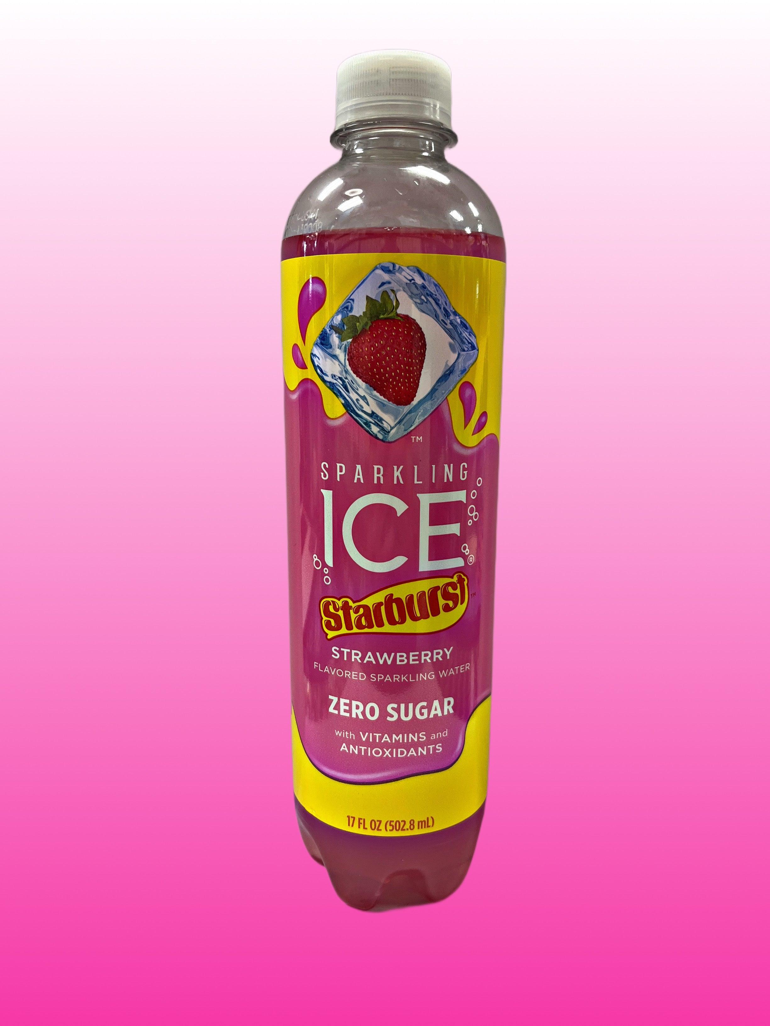 Sparkling ICE Starburst Strawberry Bottle 17OZ - www.Shopthatapp.com