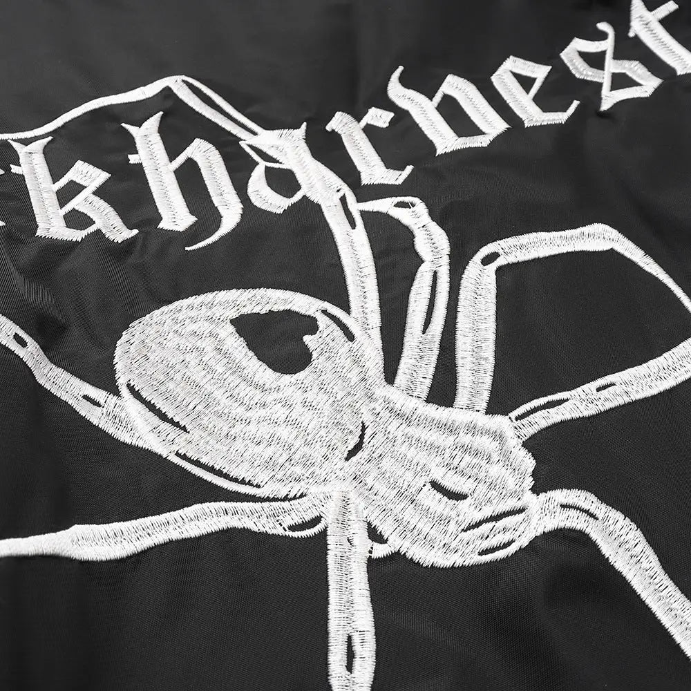 Spider Web Embroidery Thickening Coat Men - www.Shopthatapp.com