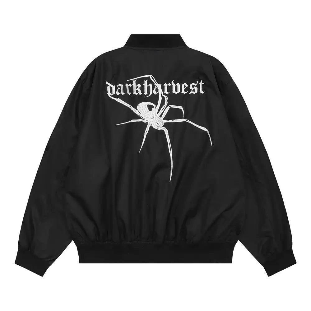 Spider Web Embroidery Thickening Coat Men - www.Shopthatapp.com